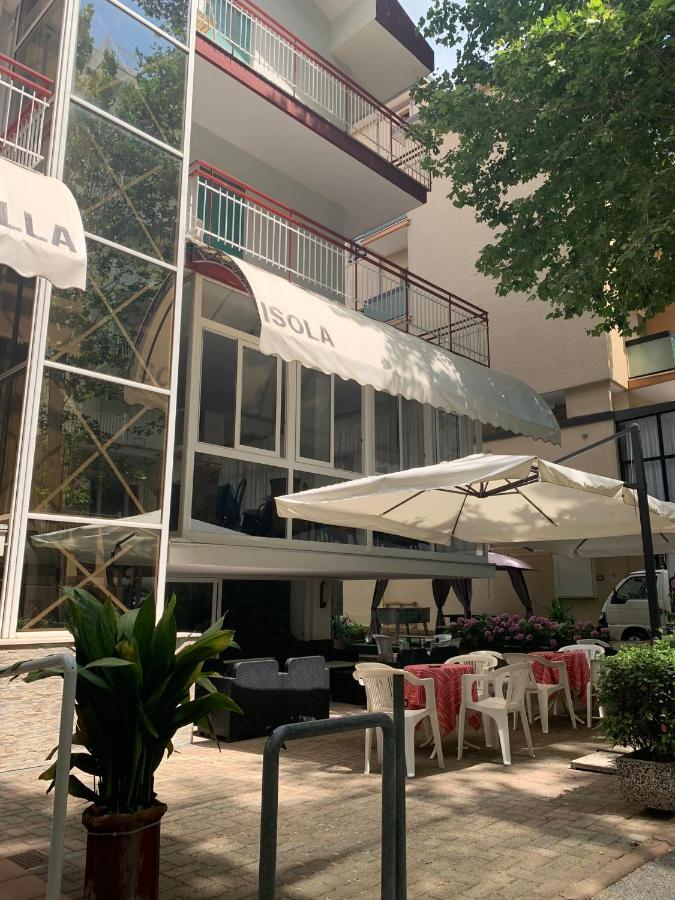 Hotel Villa Isola Rimini Bagian luar foto