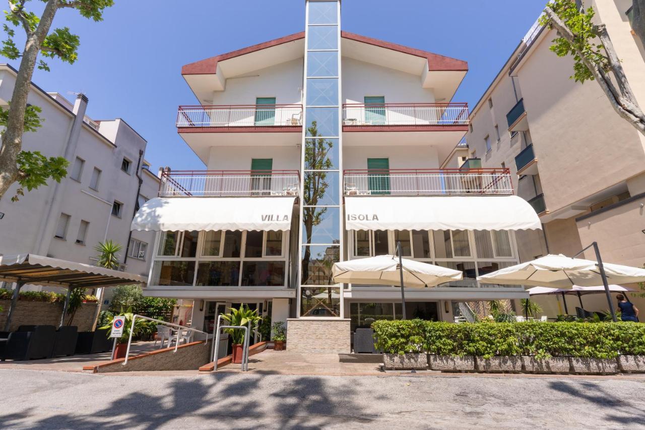Hotel Villa Isola Rimini Bagian luar foto